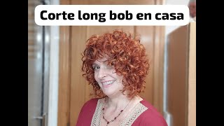 tutorial corte long bob con volumen en casa [upl. by Yrrol547]