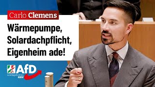 Wärmepumpe Solardachpflicht Eigenheim ade – Carlo Clemens AfD [upl. by Allecram]