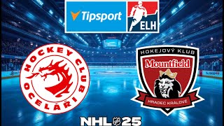 NHL 25  HC Oceláři Třinec vs Mountfield HK   PS5 [upl. by Dahsar265]