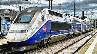 Gare de Rennes  TGV OUIGO TER et autres trains SNCF [upl. by Estrellita]