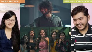 Couple Reaction on Liger Fight Scene  Vijay Deverakonda Ananya Pandey Ronit Roy [upl. by Wexler]