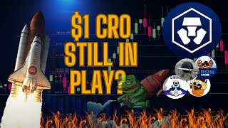 CRYPTOCOM CRO COIN WHEN 1 AND CRYPTO MARKET READY FOR A MASSIVE BREAKOUT [upl. by Anolla]