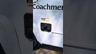 Dumping the Black and Grey tanks 2023 Coachmen Cross Trail 20XG [upl. by Dnomasor]