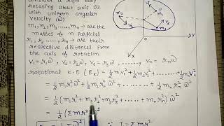 Rotational Kinetic Energy and Work done in Rotational Motion [upl. by Ahsiekel]