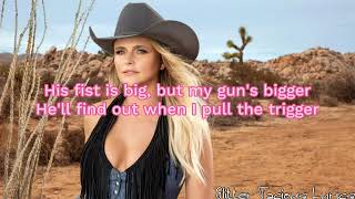 Miranda Lambert Gunpowder amp Lead lyrics\\ Glitter Tacious Lyrics [upl. by Kalman585]