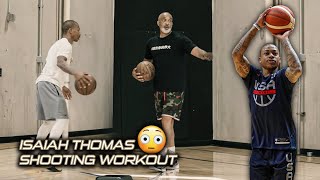 MASTER Your Footwork and Jump Shot  NBA Workout w 2x NBA AllStar Isaiah Thomas [upl. by Darahs536]