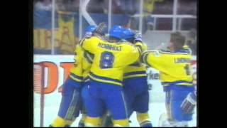 VMguldet i ishockey 1991 Rapportinslag 19910504 [upl. by Elisa573]