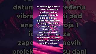 Numerologija ti pomaže da pronađeš dane s najboljom energijom za ljubav posao i velike promene [upl. by Eiroj]