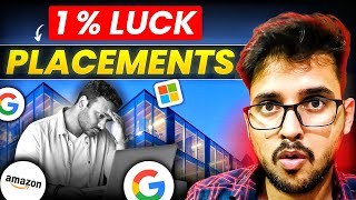 Placement has 1 Luck 🔥 Placement preparation for CSE  Placement roadmap engineering coding [upl. by Bikales]