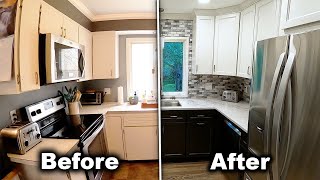 Small Kitchen Remodel TimeLapse  Complete Renovation Start to Finish [upl. by Lumpkin740]