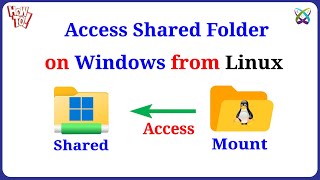 How to Access Windows Shared Folder from Linux Ubuntu  Debian  CentOS  RHEL [upl. by Rochkind]