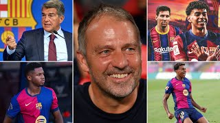 Barcelona News ft Yamal speaks on Messi comparisons debate over Joan Laporta amp Ansu Fati [upl. by Nerreg]