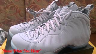 Air Foamposite 1quotWolf Greyquot Quick Review [upl. by Solita]