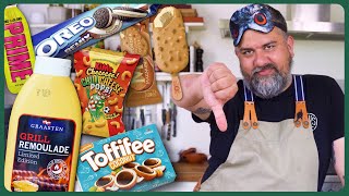 Smagstest af nyhedsvarer del1  Grillremo og Oreos med kaffe [upl. by Neelyar]