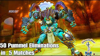 50 Pummel Eliminations in 5 Matches  Overwatch 2 Ramattra [upl. by Nnaael145]