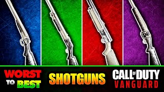 Vanguard Shotguns Ranked WORST to BEST [upl. by Rabjohn]