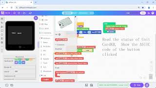 UIFlow20Unit Programming application  CardKB [upl. by Ellinger305]
