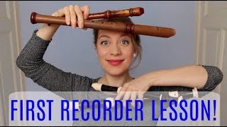 Your first RECORDER LESSON  Team Recorder BASICS [upl. by Roxana887]