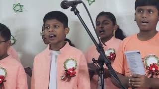 chillana kulir katru veesum  song by Ibra Tamil Fellowship kids christmas program 2023 [upl. by Krissy353]