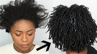 Finger Coils on 4C Natural Hair First Impression [upl. by Kilbride136]