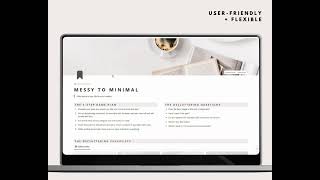 Messy to minimal  Decluttering planner for Notion [upl. by Kelsy383]