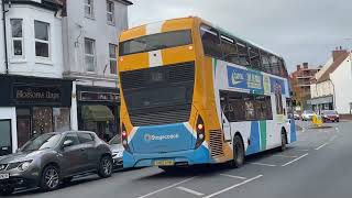 Stagecoach South East ADL E40D Enviro400 MMC 10708 SN66VVW on Route 71A at Cheriton  Fri 151124 [upl. by Nodgnal400]