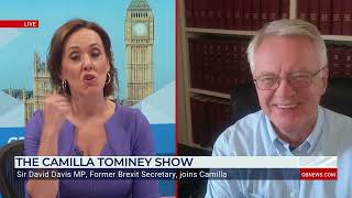 David Davis joins Camilla Tominey on GB News [upl. by Ihsoyim99]