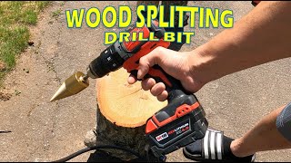 Wood Splitting Drill Bit Review [upl. by Jerrilee]