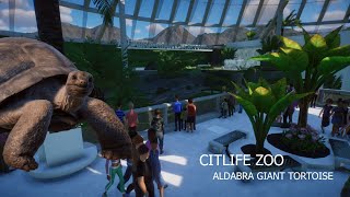 Aldabra Giant Tortoise  Citlife Zoo SQ  Planet Zoo Franchise  Episode 1 [upl. by Sacul233]