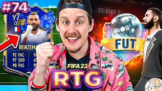 I submitted a FREE DRAFT Token and got TOTY Benzema FIFA 23 RTG 74 [upl. by Latimore]