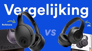 Rolfstone Focus vs JBL Tune 750BTNC  Review vergelijk tussen Active Noise Cancelling koptelefoons [upl. by Akyssej]