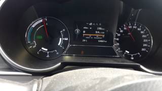 Kia Optima Hybrid 2015 acc 0100 0130 autobahn  autostrada [upl. by Etirugram]