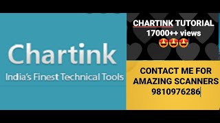 A COMPLETE CHARTINK SCANNER TOTURIAL [upl. by Yerfdog965]