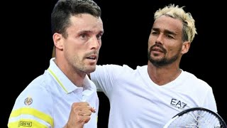 Fabio Fognini vs Roberto Bautista Agut Highlights  Wimbledon 2024 [upl. by Daniala260]