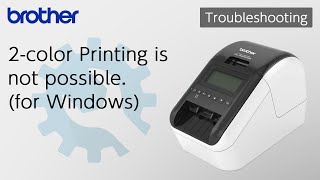 2color Printing is not possible for Windows Brother Global Support [upl. by Akihdar]