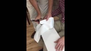 Resting Hand Splint Fabrication 1 [upl. by Geminian]