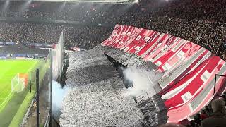 Opkomst Feyenoord  RB Salzburg 06112024 [upl. by Ynattirb]