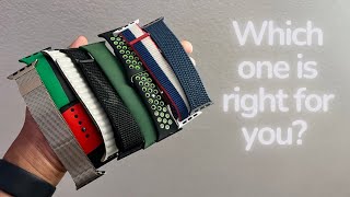 Reviewing EVERY Apple Watch band  Which one is right for you [upl. by Leanna870]