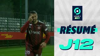 Résumé 12ème journée  Ligue 2 BKT  20232024 [upl. by Tor617]