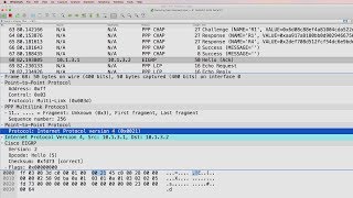 CCNA v30 200125 GNS3 Labs PPP Mulitlink Part 2 PPP Multilink Wireshark Captures [upl. by Gertie]