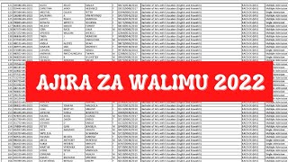 AJIRA ZA WALIMU 2022 Ajira Mpya tamisemi Utumishi leo NAFASI ZA KAZI 2022 Habari Mpya tamisemi [upl. by Inattyrb]