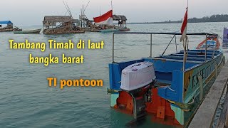 Tambang Timah di Laut muntok bangka barat  Waterworld Tin minning [upl. by Aissatsan546]