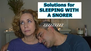 Solutions for sleeping with a snorer [upl. by Yroffej]