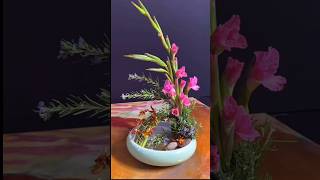 Gladiolus flowerarrangementideas flowermaking ikebana [upl. by Vida]