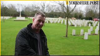 Yorkshires Commonwealth War Graves cemetery 75th anniversary of DDay [upl. by Aiem]