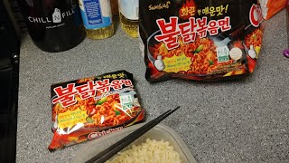 Samyang Hot Chicken Spicy Ramen Noodles [upl. by Eniamraj]