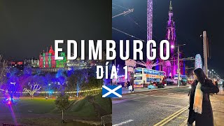 🎡VIAJE A EDIMBURGO Mercado Navideño🏴󠁧󠁢󠁳󠁣󠁴󠁿  DIA 1 escocia travelvlog [upl. by Aneeles]