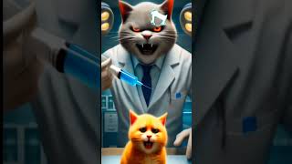 The cat is very ill  injection cat ai Video cat music mycat justcats talkingcats catscountdo [upl. by Harihat]