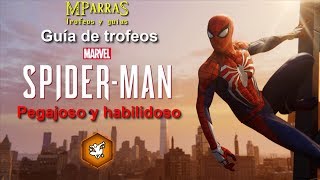 Marvels SpiderMan PS4  Trofeo Pegajoso y habilidoso Encadenar 4 acrobacias únicas [upl. by Sivam]