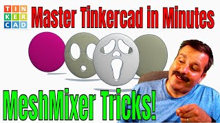 Remove STL File Holes amp Smooth with Meshmixer Tinkercad Import steps [upl. by Nannah]